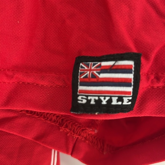 Hawaiian Style Rash Guard Red Women’s Size XL - Picture 4 of 9